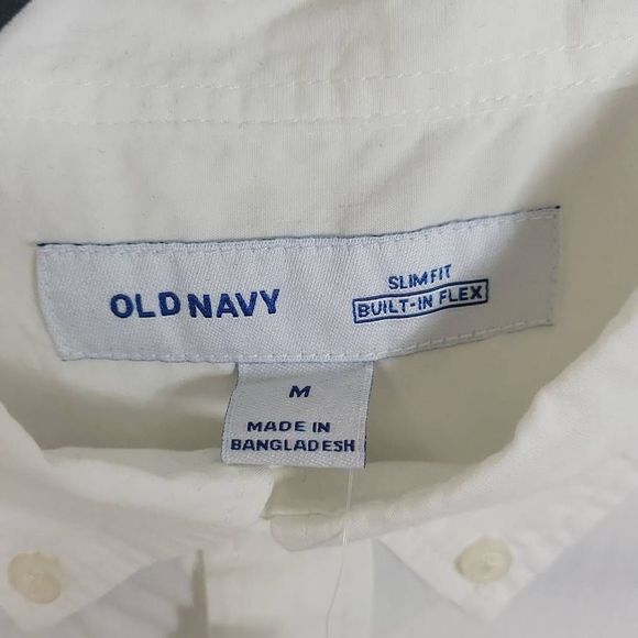 ON Flex Fit White Button-down NWT, Size M - Picture 2 of 5